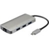 ROLINE 12.02.1108 - USB 3.2 Gen 1 (3.1 Gen 1) Type-C - RJ-45 - USB 3.