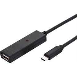 VALUE Prolunga USB 2.0 attiva con ripetitore AC nero 100 m (12.99.111