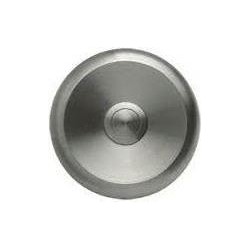 Grothe pulsante campanello tondo 80mm acciaio inox ETA S 100 (55540)