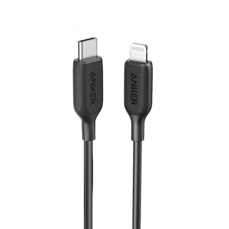 Anker 322 USB-C to LGT Cable Nylon, 1.8M, Black