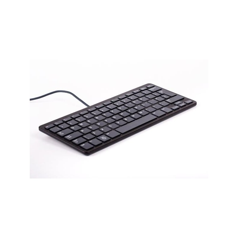 ORIGINAL RASPBERRY PI KEYBOARD - W/ 3 USB PORTS BLACK - Versione Tede