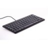 ORIGINAL RASPBERRY PI KEYBOARD - W/ 3 USB PORTS BLACK - Versione Tede