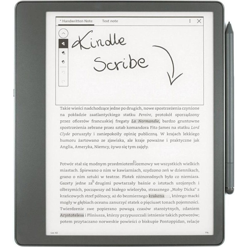 Czytnik Amazon Amazon Kindle Scribe 10.2/16GB/Penna Premium/Grigio