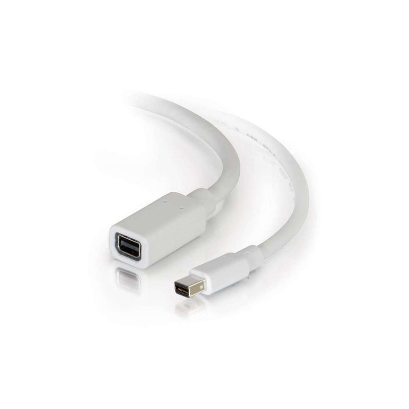 C2G 20m Mini DisplayPort M/F 2 m Bianco