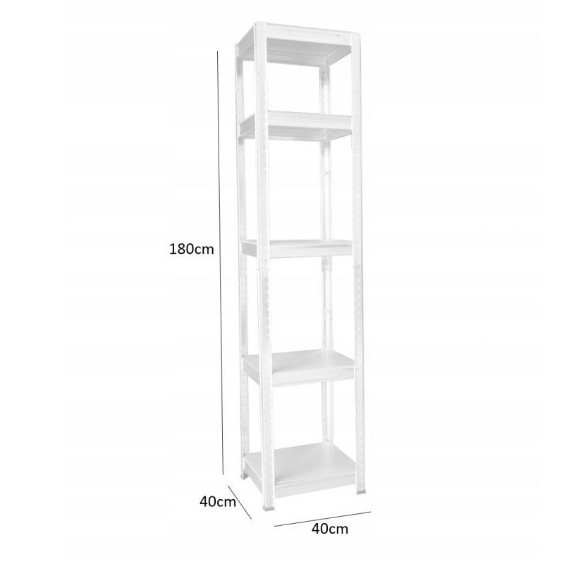 EXTRALINK REGAŁ 5-POZIOMOWY 180X40X40 CM 175 KG-9412