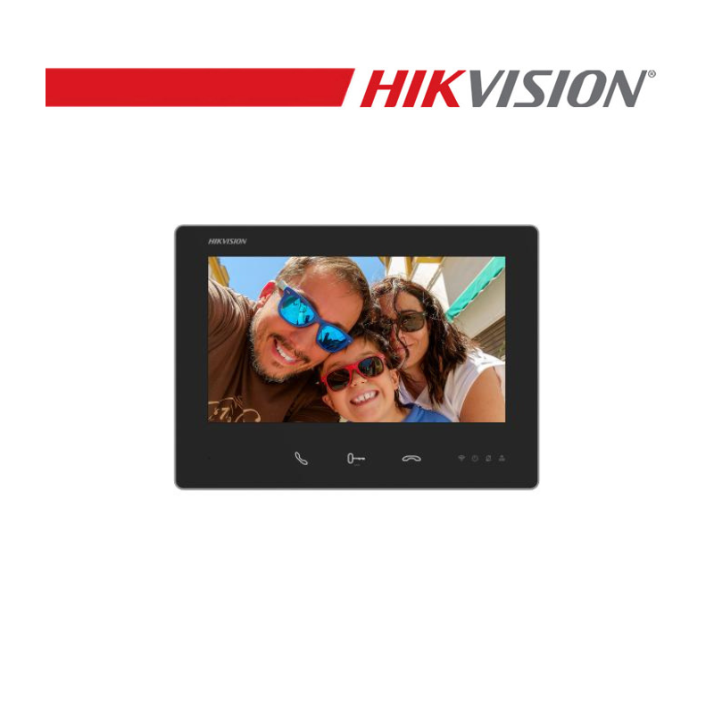 Hikvision Stazione interna HD a 2 fili nera - DS-KH7300EY-WTE2