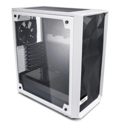 Fractal Design Meshify C - TG Midi Tower Trasparente, Bianco (Fractal