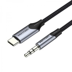 Vention BGKHF cavo audio 1 m 3.5mm USB tipo-C Grigio