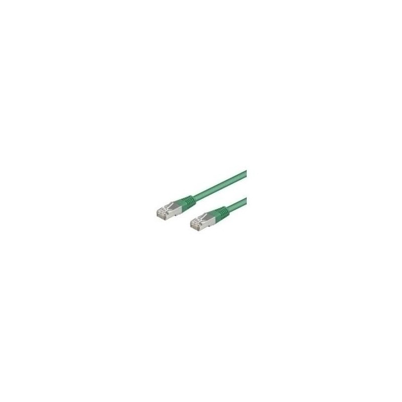 Cavo patch Wentronic Goobay CAT 5e F/UTP verde 20 m - miscela di rame