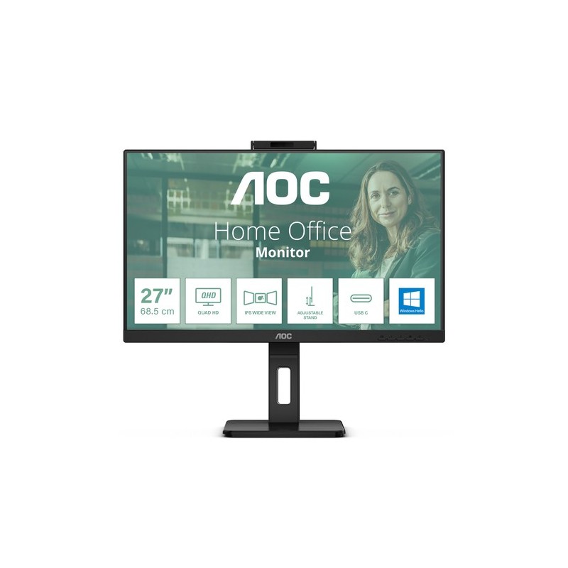 AOC Q27P3QW Monitor PC 686 cm 27" 2560 x 1440 Pixel Quad HD Nero