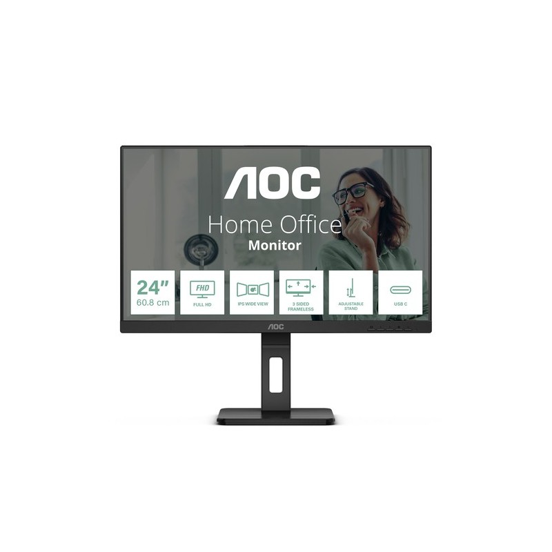 AOC 24P3CV LED display 605 cm 238" 1920 x 1080 Pixel Full HD Nero