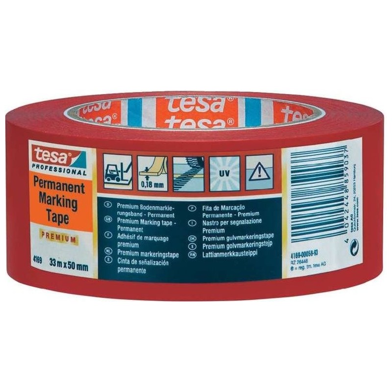 Nastri per mascheratura tesa tesaflex 4169 Premium 50 mm x 33 m PVC g