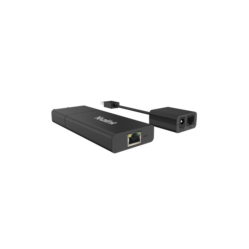 Yealink USB2CAT5E-EXT Ricevitore e trasmettitore di rete Nero