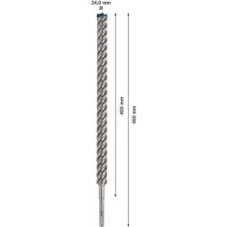 Bosch Expert SDS-plus-7X - trapano - per granito cemento indurito gne