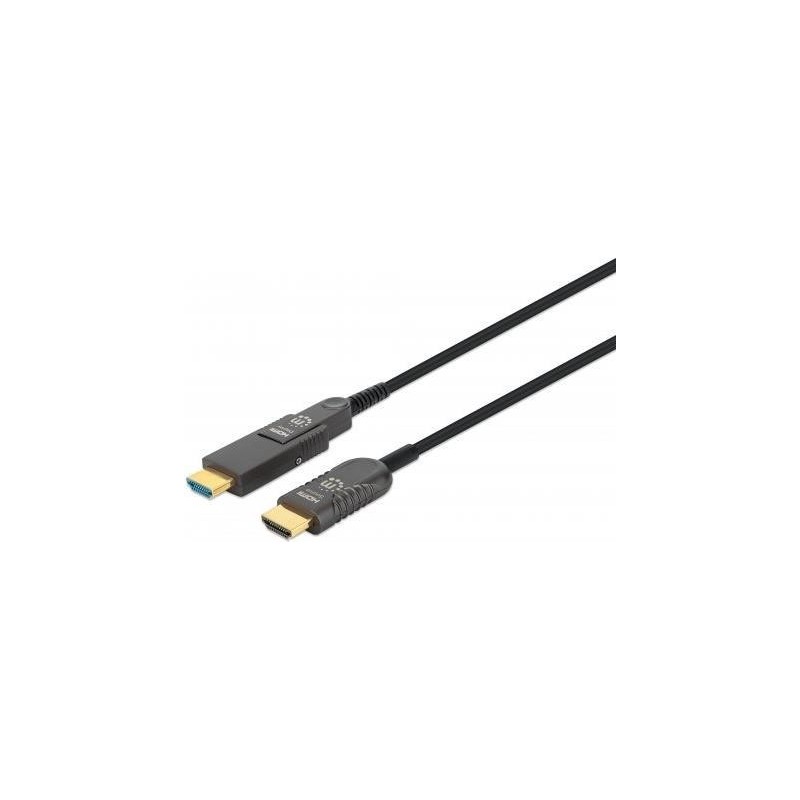 Cavo in fibra ottica HDMI attivo ad alta velocit&agrave; MANHATTAN con conn