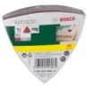 Bosch - carta vetrata - 25 pezzi - triangolo - granulometria 60 - 93 