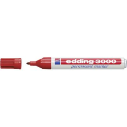 Edding 3000 pennarello indelebile rosso 1 pezzo(i) (4-3000-1-1002)