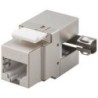 Wentronic Goobay CAT 6 KeyStone RJ45 Jack schermato STP 250 MHz - Col