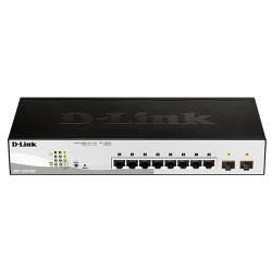 D-Link DGS-1210-08P switch di rete Gestito L2 Gigabit Ethernet 10/10