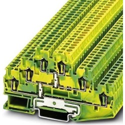 Morsetto multipiano Phoenix Contact ST 2.5-3PE verde-giallo 1 pezzo (