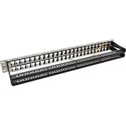 InLine 76848C - Pannello patch (piastra cieca) - Montabile in rack - 