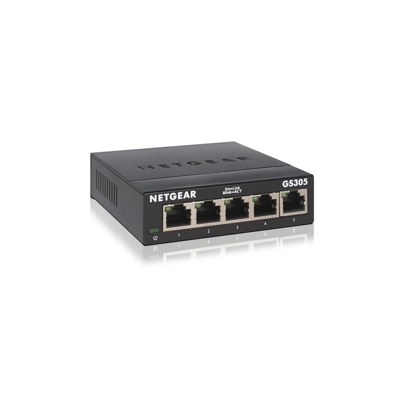 NETGEAR GS305 Non gestito L2 Gigabit Ethernet 10/100/1000 Nero