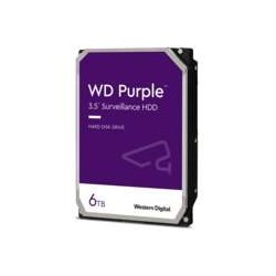 HD WD SATA3 6TB 35" PURPLE INTELLIPOWER 64mb cache 24x7 - NAS HARD D