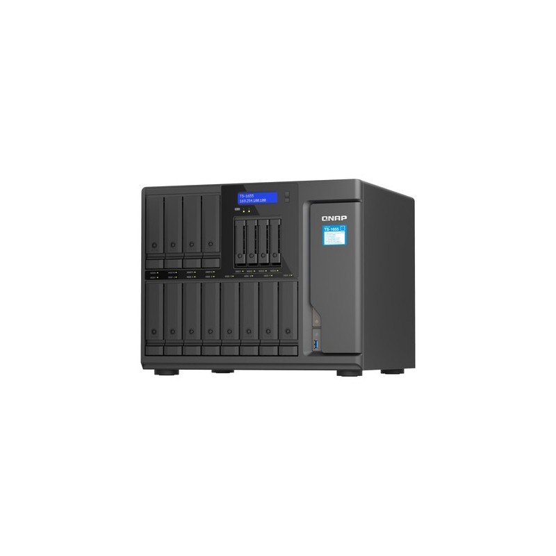 QNAP TS-1655 NAS Tower Collegamento ethernet LAN Nero