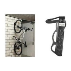 FISCHER Gancio da parete per bicicletta portata 20 kg nero supporto d