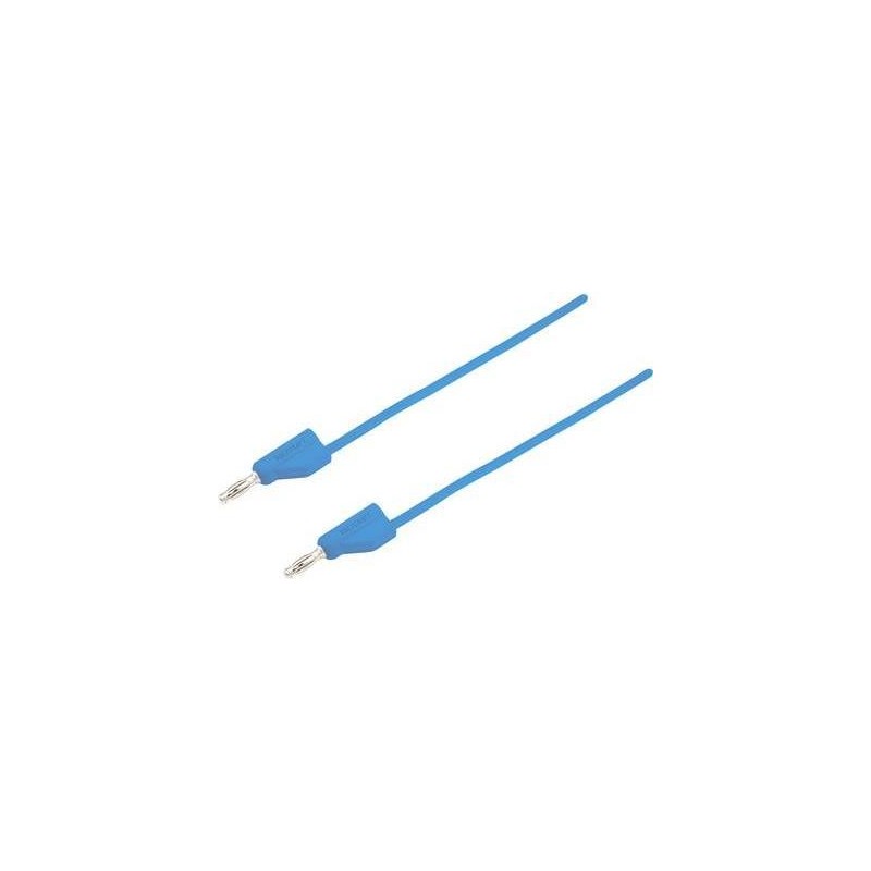 Cavo di misura VOLTCRAFT spina 4 mm - spina 4 mm 5 m blu MSB-300 (MSB