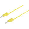 Cavo di misura VOLTCRAFT spina 4 mm - spina 4 mm 025 m giallo MSB-300