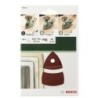 Carta vetrata multiuso Bosch con velcro grana perforata 240 (L x L) 1