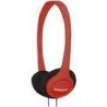 Koss KPH7 - cuffie - on-ear - cablate - spina da 35 mm - rosse (14519