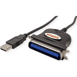 ROLINE 12.02.1092 Cavo adattatore IEEE 1284 USB-A Nero (12.02.1092)