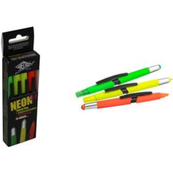 WEDO penna stilo 3-in-1 NEON custodia da 4 penne touch penne a sfera 