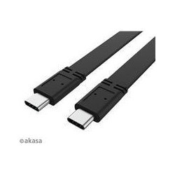 Akasa AK-CBUB60-10BK Cavo USB 1 m USB 3.2 Gen 2x2 USB C Nero (AK-CBUB