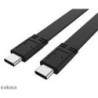 Akasa AK-CBUB60-10BK Cavo USB 1 m USB 3.2 Gen 2x2 USB C Nero (AK-CBUB