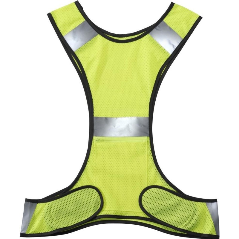 Hama Gilet da corsa riflettente per jogger con tasca taglia regolabil