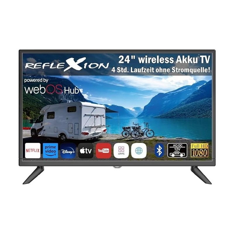 Reflexion LEDA24OSBT Smart TV LED a batteria alimentato da webOSHub 6