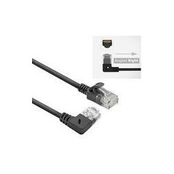 ACT DC2900 cavo di rete Nero 05 m Cat6a U/UTP (UTP)