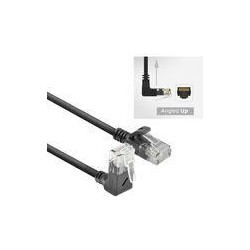 ACT DC4900 cavo di rete Nero 05 m Cat6a U/UTP (UTP)