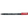 Penna a punta sintetica Staedtler Lumocolor permanent pen 313 S rosso