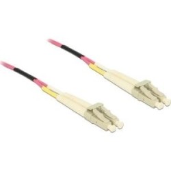 Delock Cavo in fibra ottica LC LC multimodale OM4 1 m