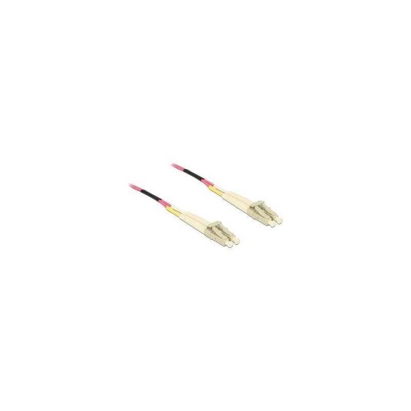 Delock Cavo in fibra ottica LC LC multimodale OM4 1 m