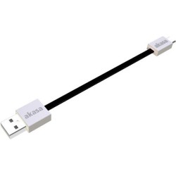 Akasa PROSLIM - Cavo USB - Micro-USB Tipo B (M) a USB (M) - USB 2.0 -