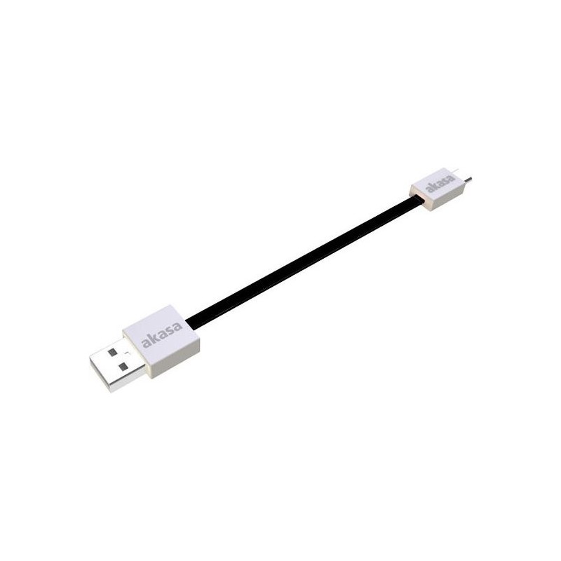 Akasa PROSLIM - Cavo USB - Micro-USB Tipo B (M) a USB (M) - USB 2.0 -