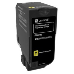 Lexmark 74C2HY0 cartuccia toner 1 pz Originale Giallo