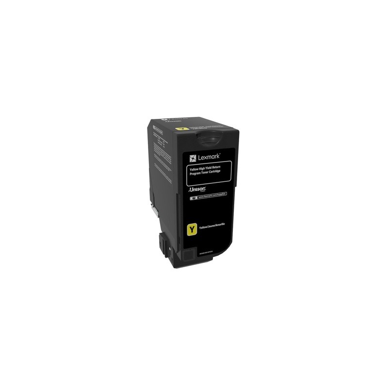 Lexmark 74C2HY0 cartuccia toner 1 pz Originale Giallo