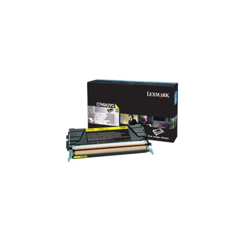 Lexmark C746A3YG cartuccia toner 1 pz Originale Giallo