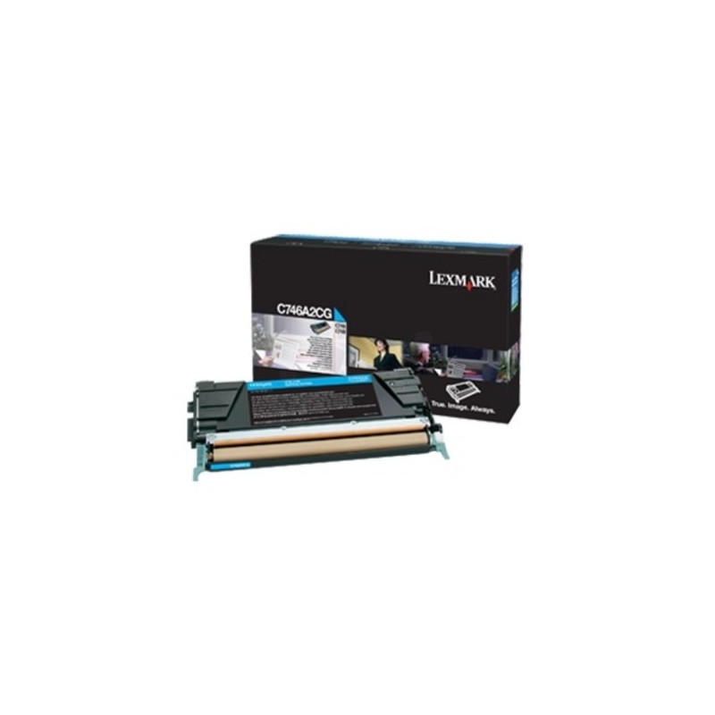 Lexmark C746A3CG cartuccia toner 1 pz Originale Ciano